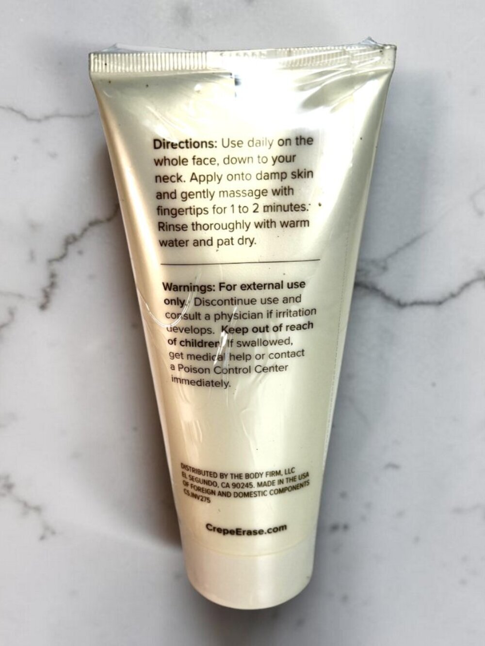 Body Firm Crepe Erase Refining Facial Scrub 6 oz New Sealed - Picture 2 of 2